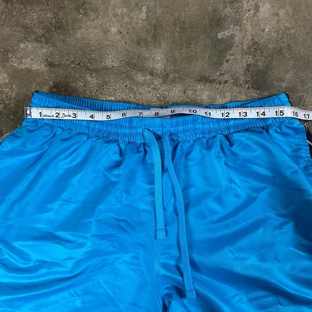 Nike Swim Volley Shorts Men's Size XL Blue‎ Logo Tape Outdoor Athletic Swoosh